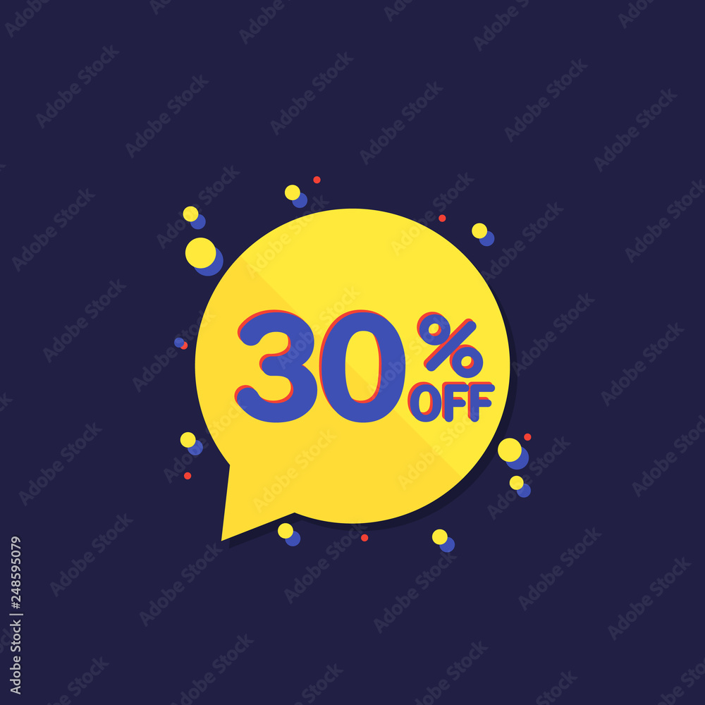 30 off discount vector banner 30 off discount vector banner