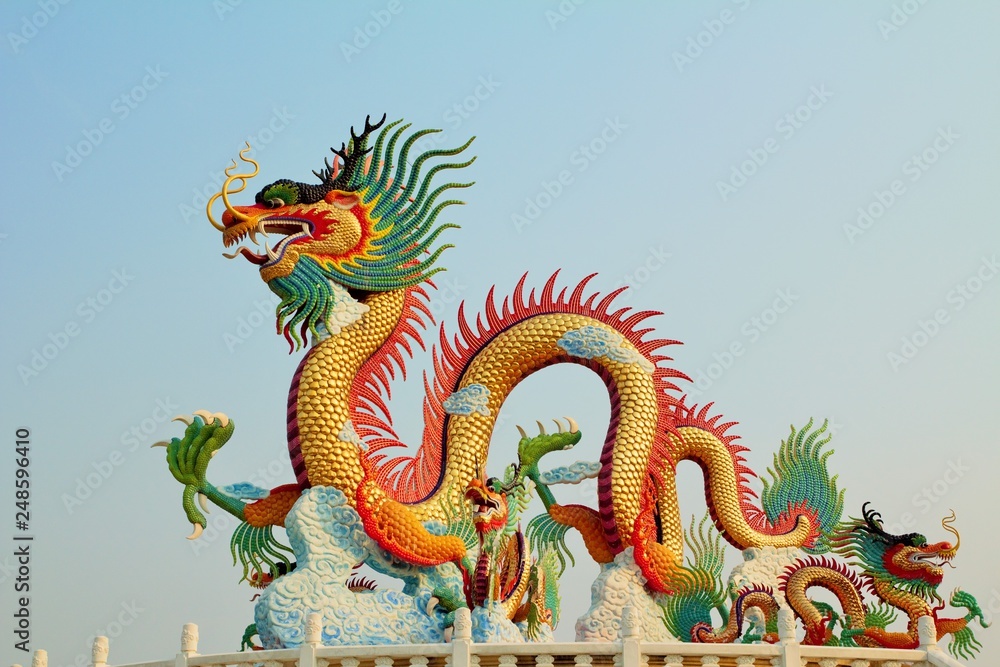 Naklejka premium chinese dragon 