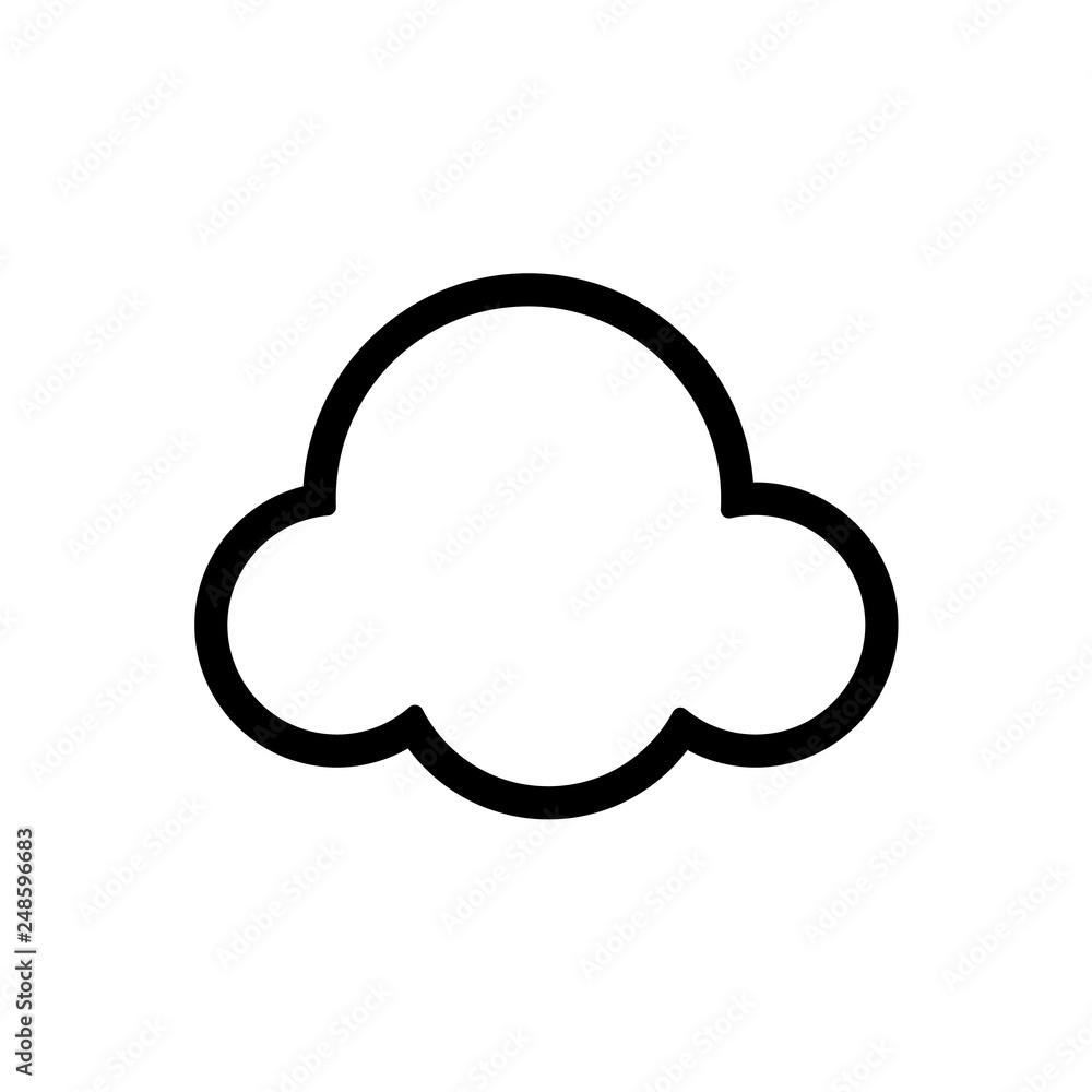 cloud icon. vector illustration cloud icon. vector illustration