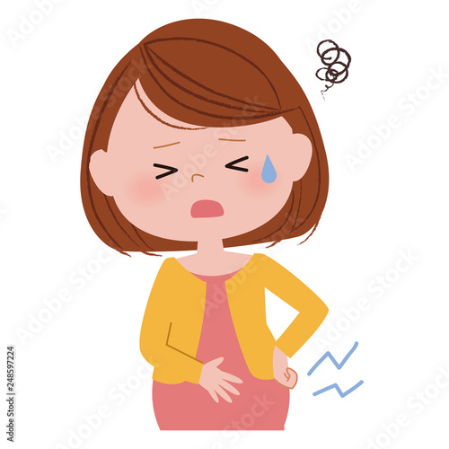 妊婦さん　体調不良　腰痛
