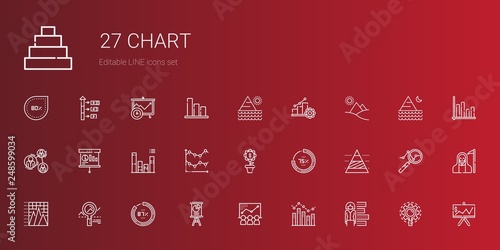 chart icons set