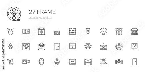 frame icons set