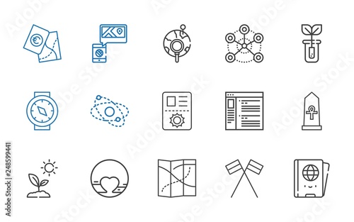 world icons set