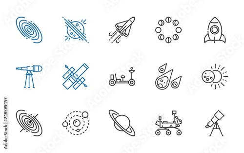 cosmos icons set