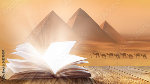 Ancient Egypt, desert lands...