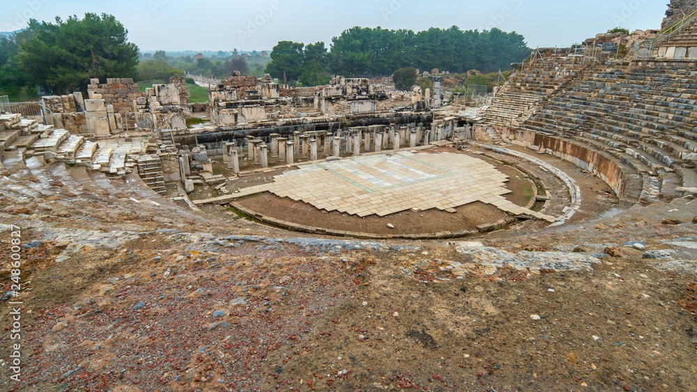 Amphitheatre of Ephesus in Selcuk, Izmir Turkey