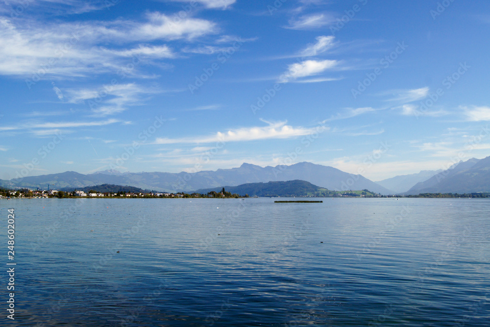 Lake Lucerne on a sunny day, Switzerland