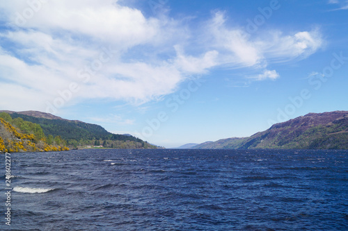 View over Loch Ness from Fort Augustus, Scotland © 13threephotography
