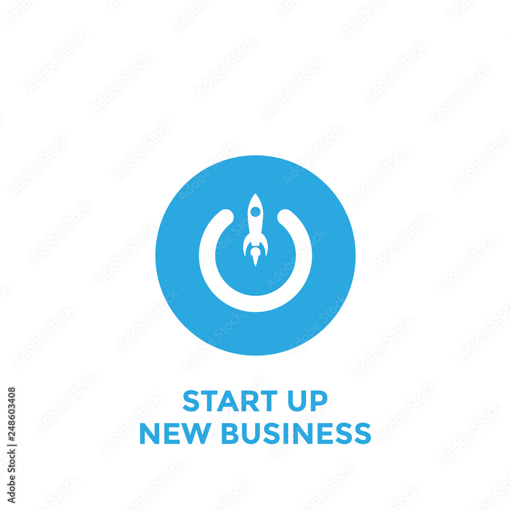Conceptual of start up new business project, take off of a business. Button of start up new business project. Conceptual of start up new business project, take off of a business. Button of start up new business project.
