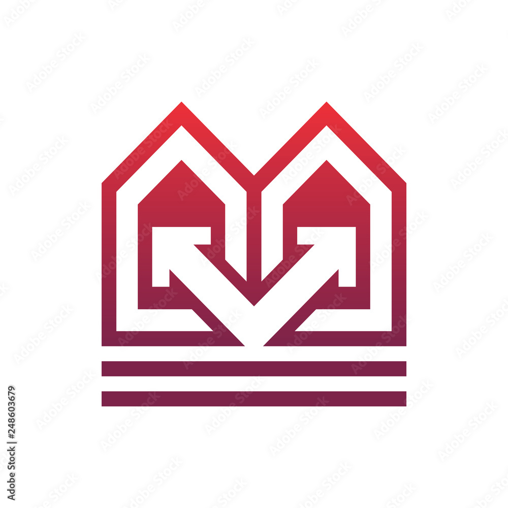 Arrow house logo Arrow house logo