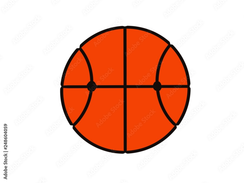 basketball isolated on white background basketball isolated on white background