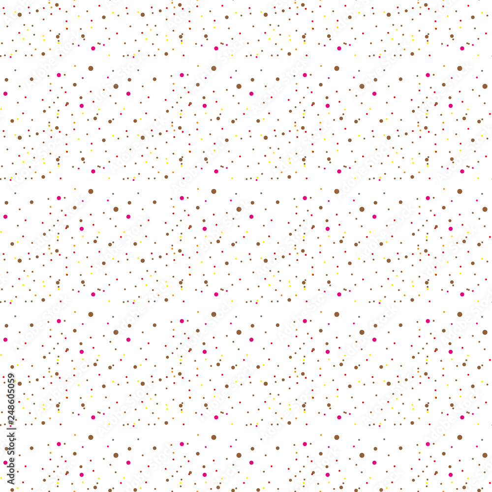 Polka Dot Pattern, Seamless Vector Background. Polka Dot Pattern, Seamless Vector Background.