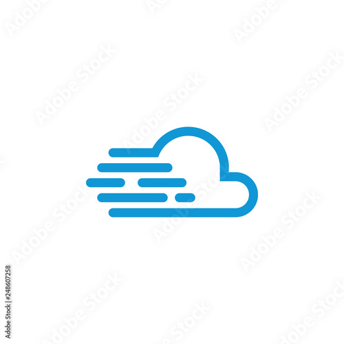 Cloud logo vector