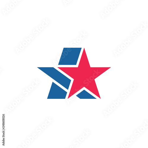 Star logo vector