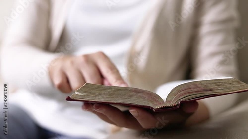 Reding a book ,Women reading the Holy Bible, 