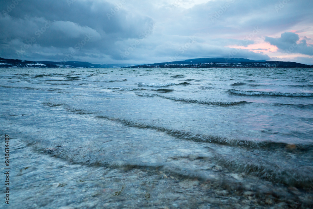 Fototapeta premium Winter auf der Reichenau