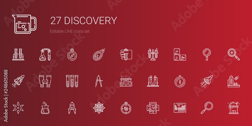 discovery icons set