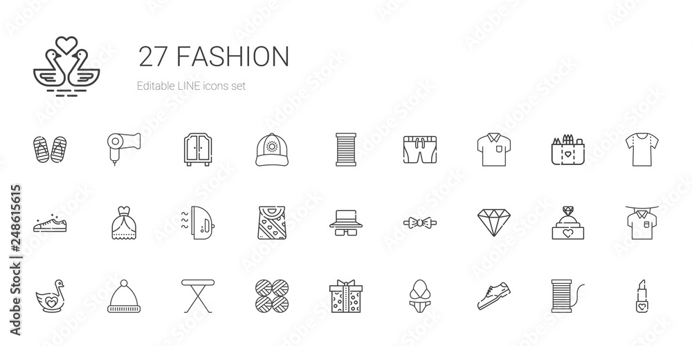 fashion icons set fashion icons set