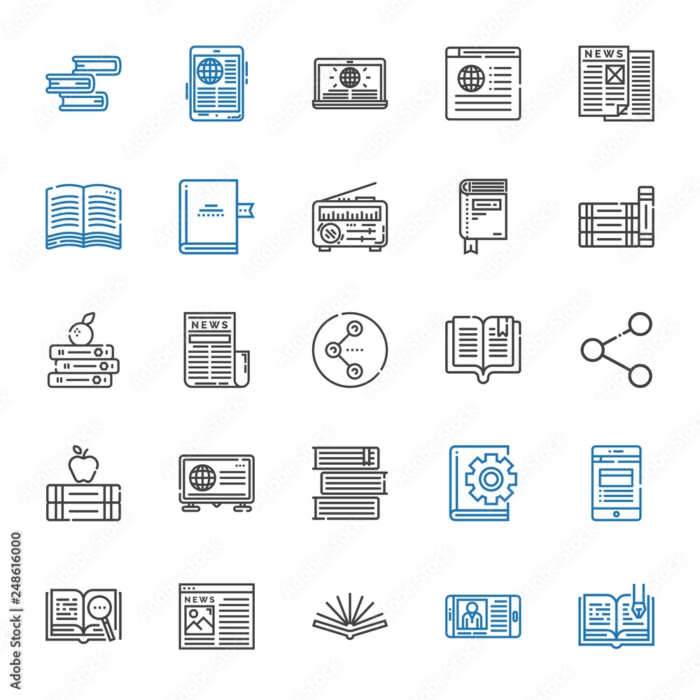 publish icons set publish icons set