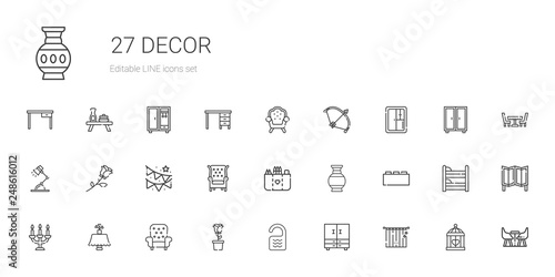 decor icons set