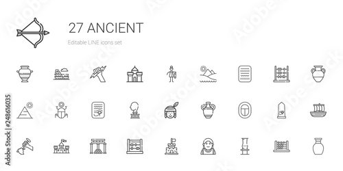 ancient icons set