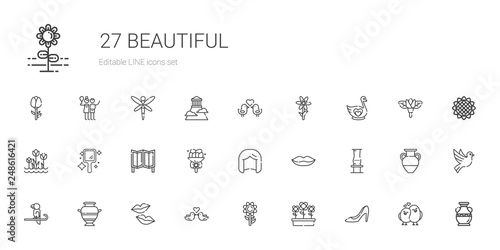 beautiful icons set