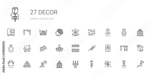 decor icons set