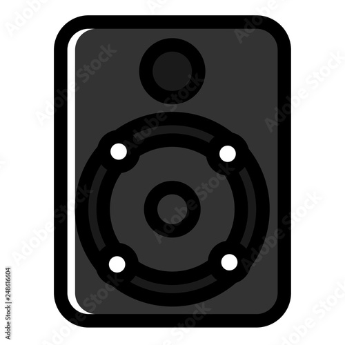 Loudspeaker LineColor illustration