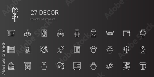 decor icons set