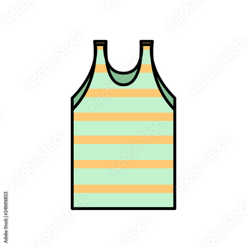 Undershirt LineColor illustration