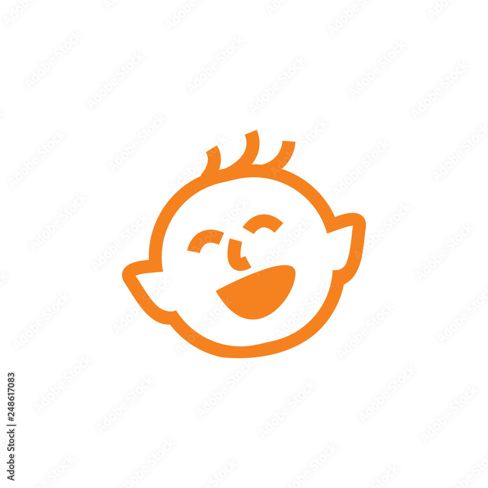 Baby shop vector icon Baby shop vector icon