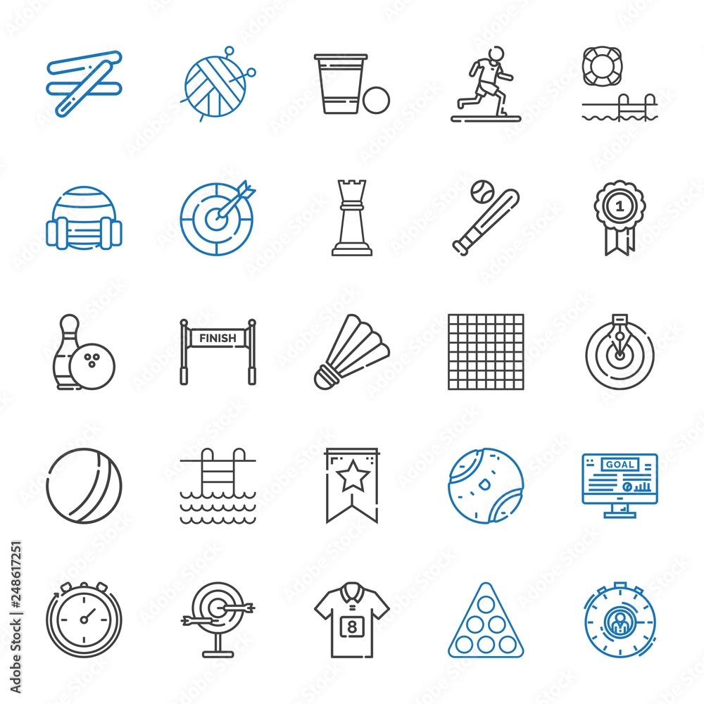 competition icons set competition icons set