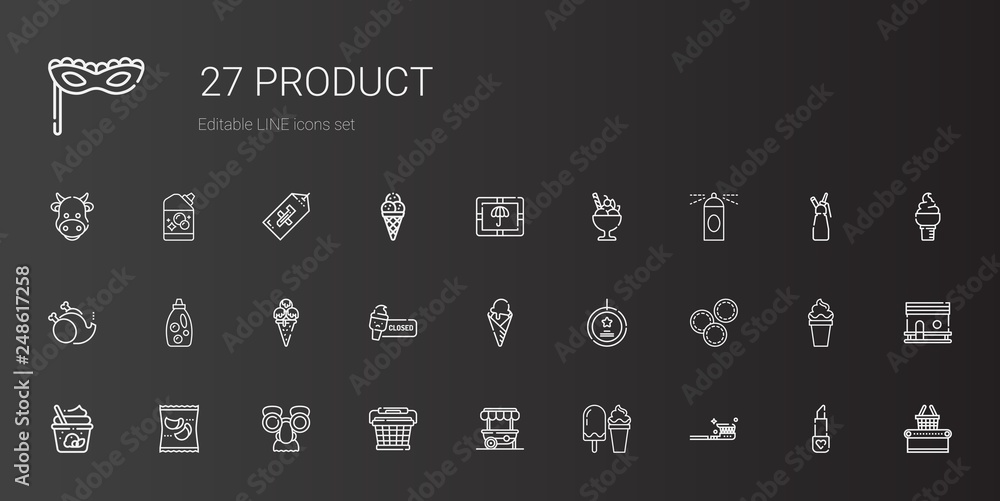 product icons set product icons set