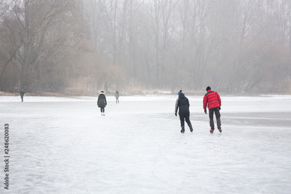 Eislaufen auf dem Bodensee