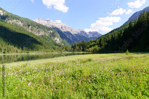 Lake Jägersee, Kleinarltal, Salzburg, Austria photo