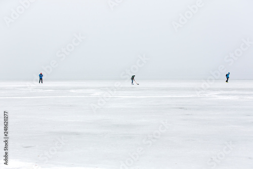 Eislaufen auf dem Bodensee