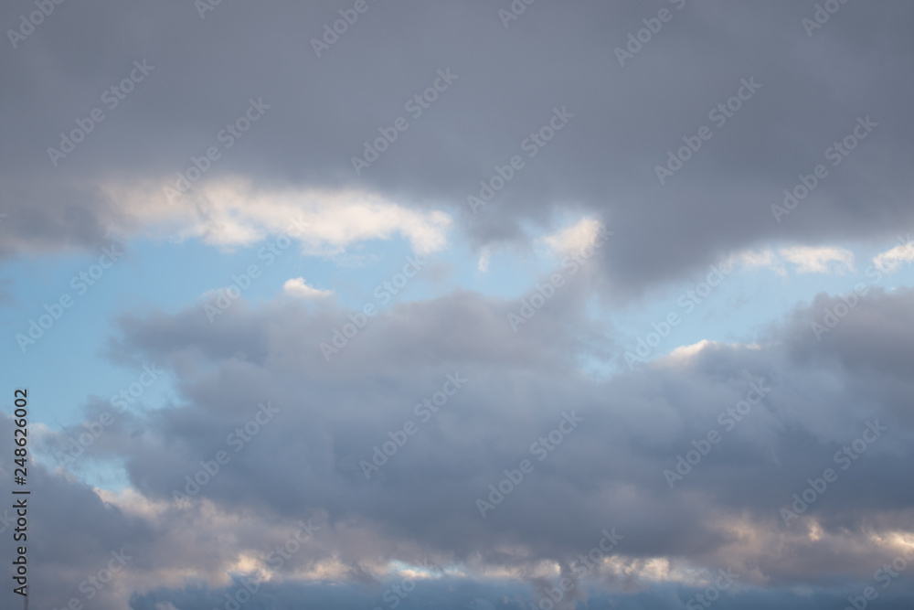 Obraz premium blue sky with clouds