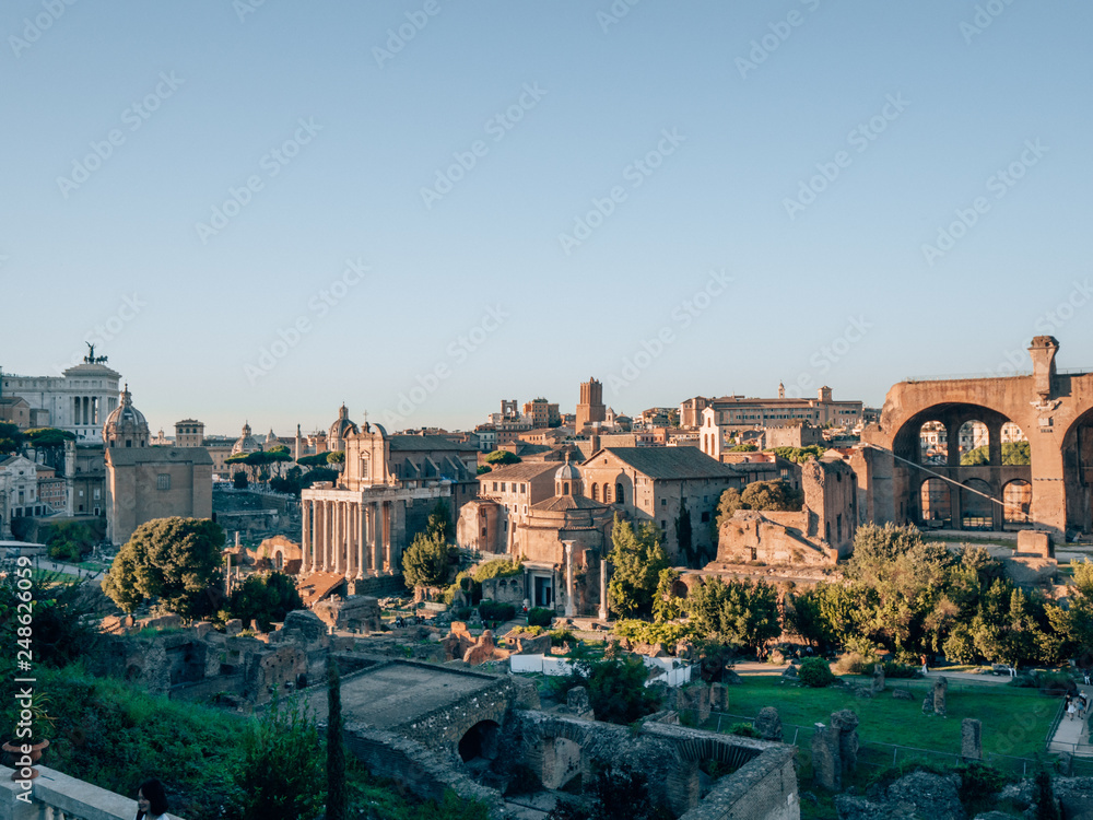 Forum Romanum in Rome, italy