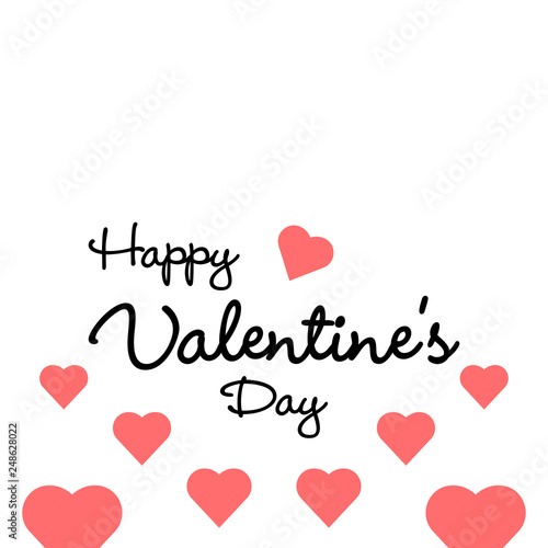 Happy valentine's day, love vector icon, 14 february symbol. Simple, flat design for web or mobile app