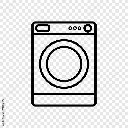 Washer icon vector