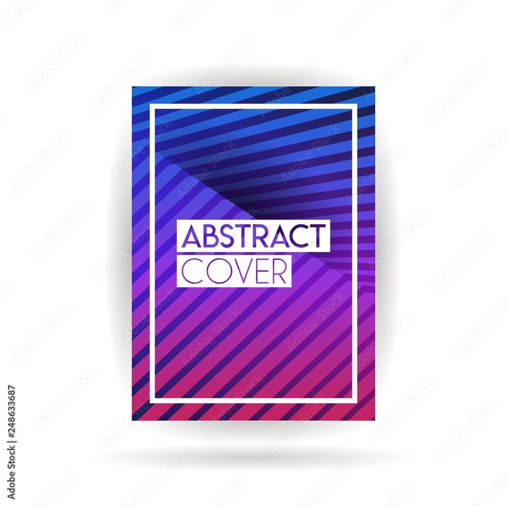 Simple and modern Cover / background designs can be used for companies and other businesses. Eps 10 and file size is less than 5MB. beautiful purple or pink color and suitable for magazines