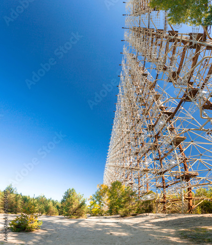 Soviet radar system Duga at Chernobyl-2 nuclear power plant
