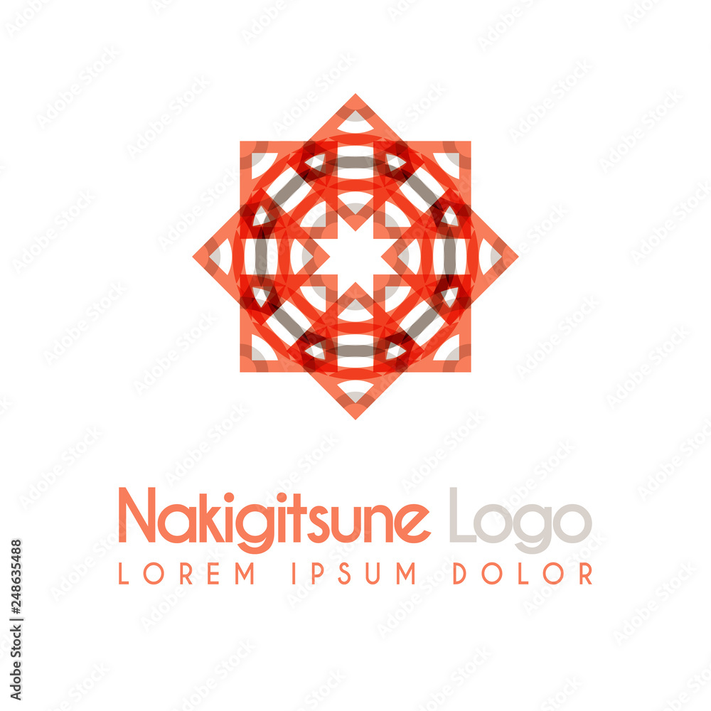 red and gray flower logos with geometric shapes. for the celebration of religion and architecture of the Middle East. suitable for corporate, business and development interiors red and gray flower logos with geometric shapes. for the celebration of religion and architecture of the Middle East. suitable for corporate, business and development interiors