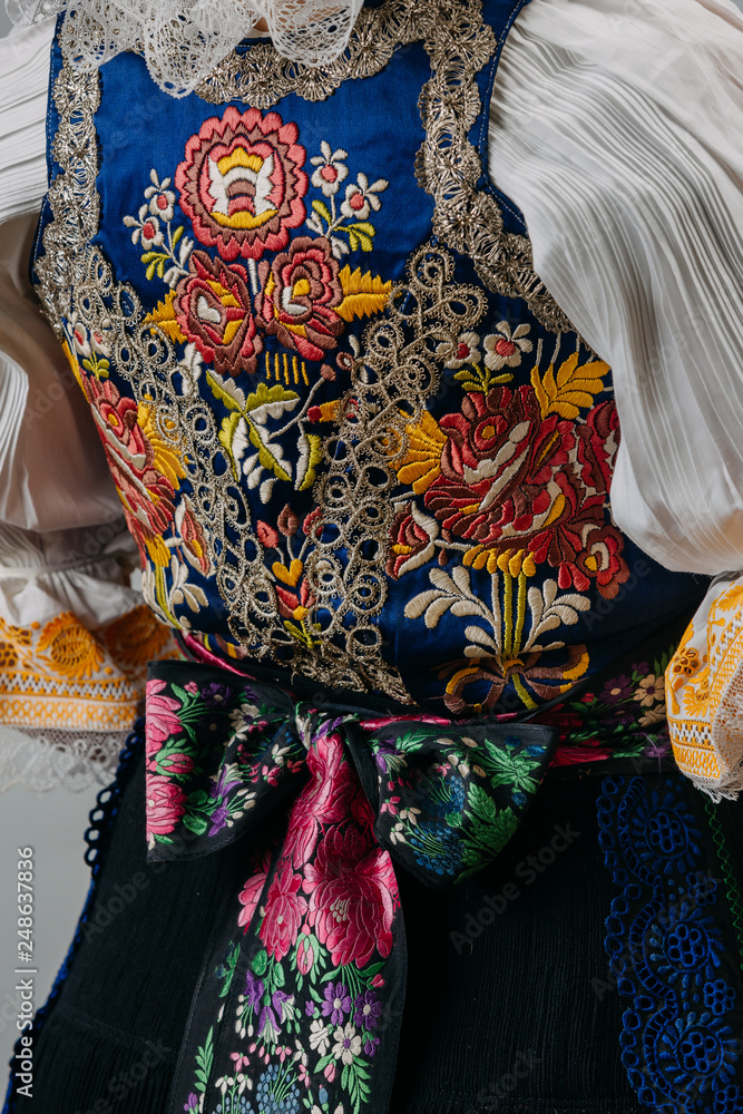 Traditional Slovak Folklore Costume