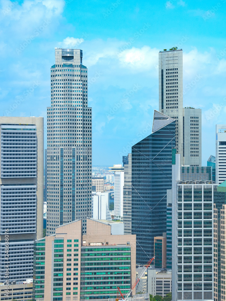 Singapore business financial downtown skyscrapers Singapore business financial downtown skyscrapers