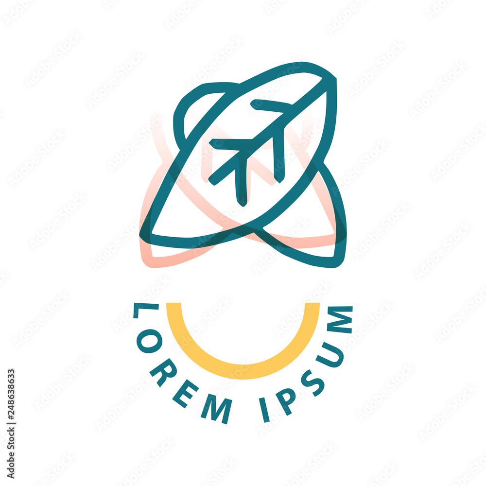 two leaves upside down logo design in dark blue and yellow, suitable for ornamentation with the theme of environment and ecosystem, can be used for the fashion, school, and retail industries. two leaves upside down logo design in dark blue and yellow, suitable for ornamentation with the theme of environment and ecosystem, can be used for the fashion, school, and retail industries.