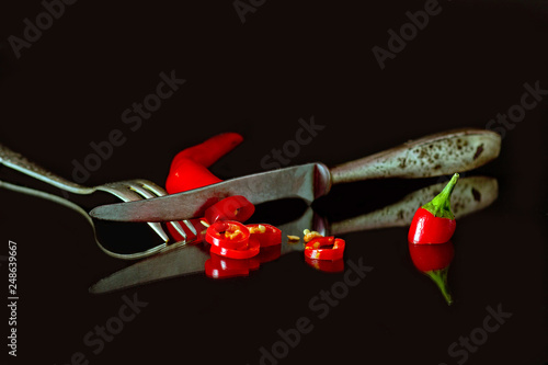 Mit Messer und Gabel