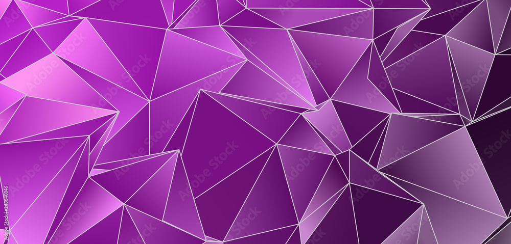 Obraz premium Triangular 3d, modern background