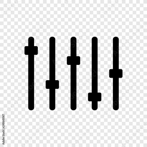 Equalizer slider icon