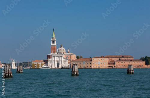View on Church of San Michele (cemetery) in Venice, Italy